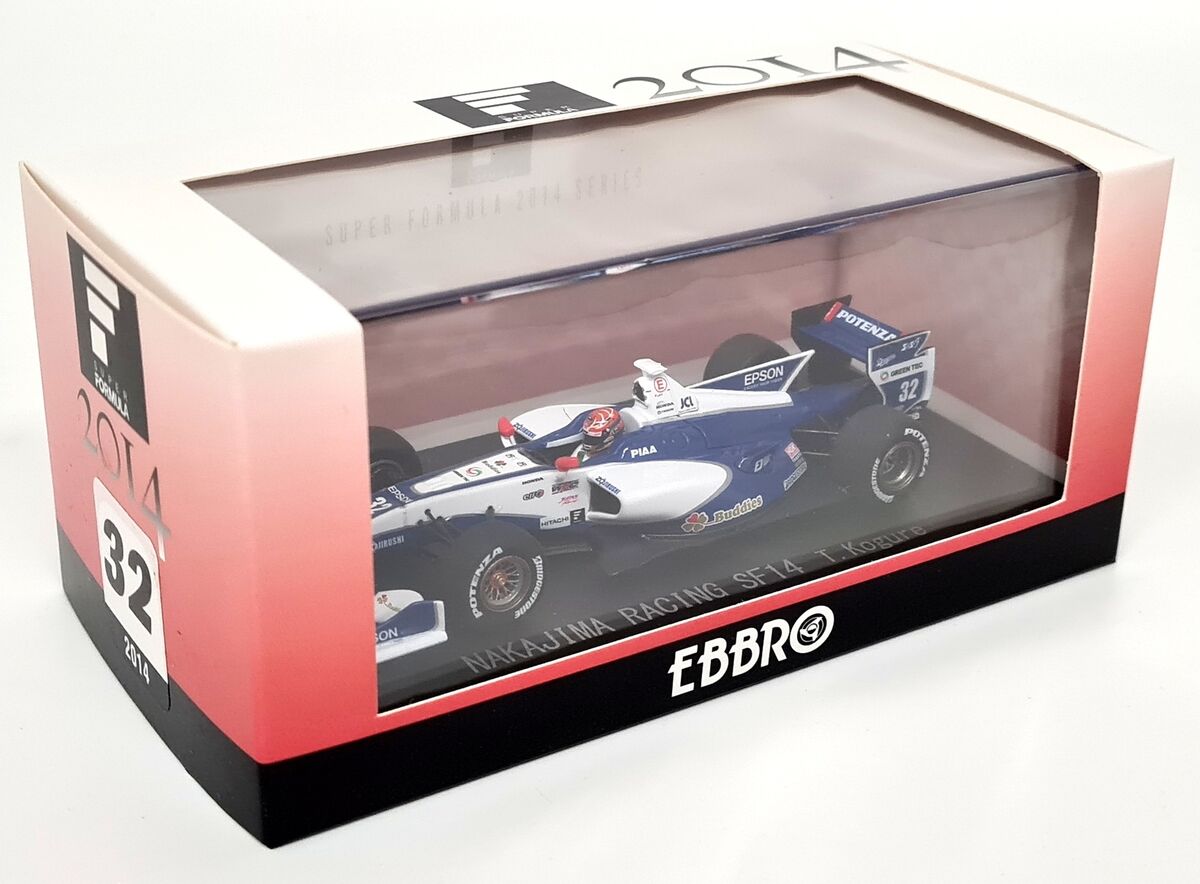 Formula 1 Nakajima Racing SF14 T. Kogure cu vitrina plexiglass - 1/43 Ebbro