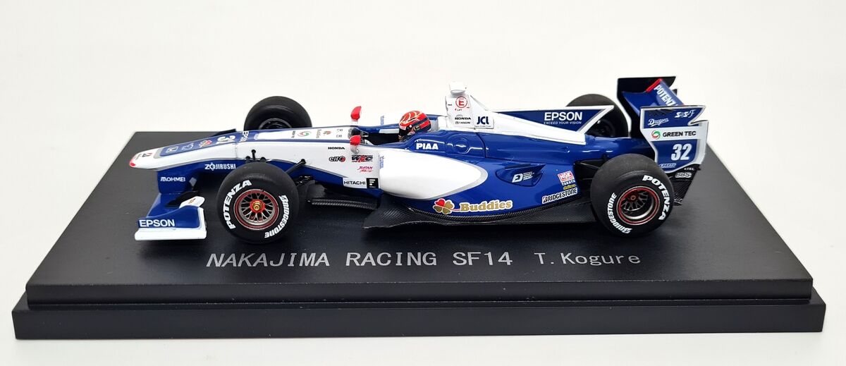 Formula 1 Nakajima Racing SF14 T. Kogure cu vitrina plexiglass - 1/43 Ebbro