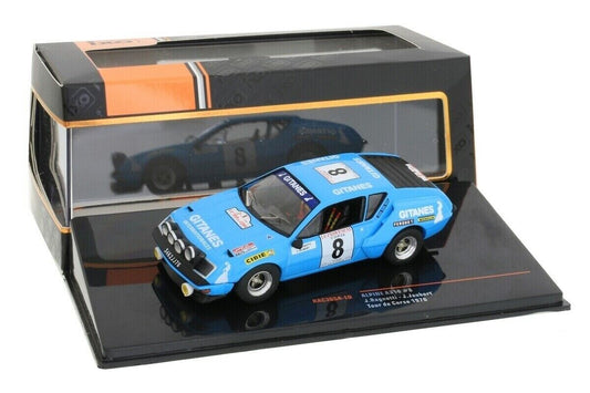 Alpine A310 #8 J.Ragnotti - J.Jaubert Tour de Corse 1976 cu vitrina plexiglass - 1/43 Ixo Models