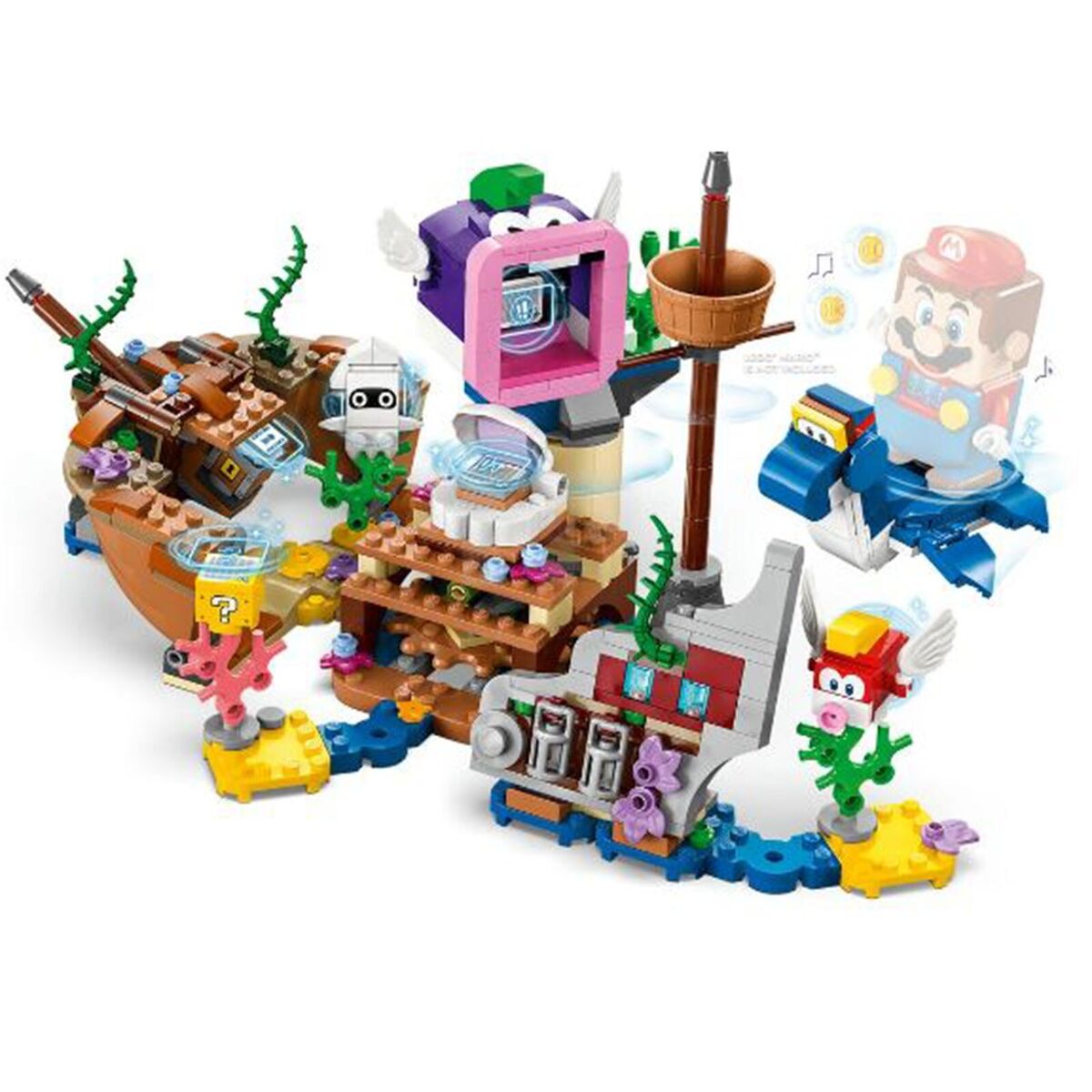 LEGO SUPER MARIO 71432 - Set de extindere - Aventura lui Dorrie la epava scufundata (500 piese)