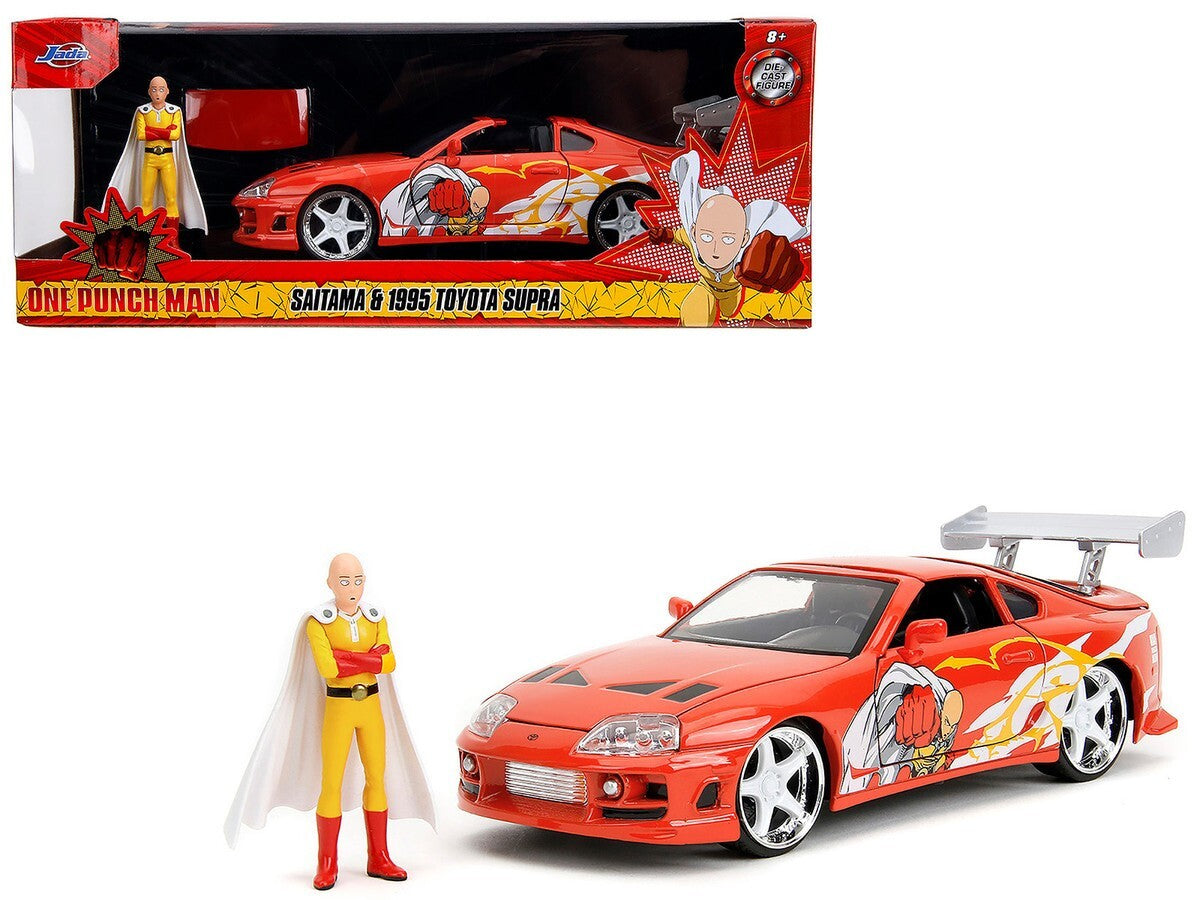 Toyota Supra 1995 si figurina One Punch Man - 1/24 Jada