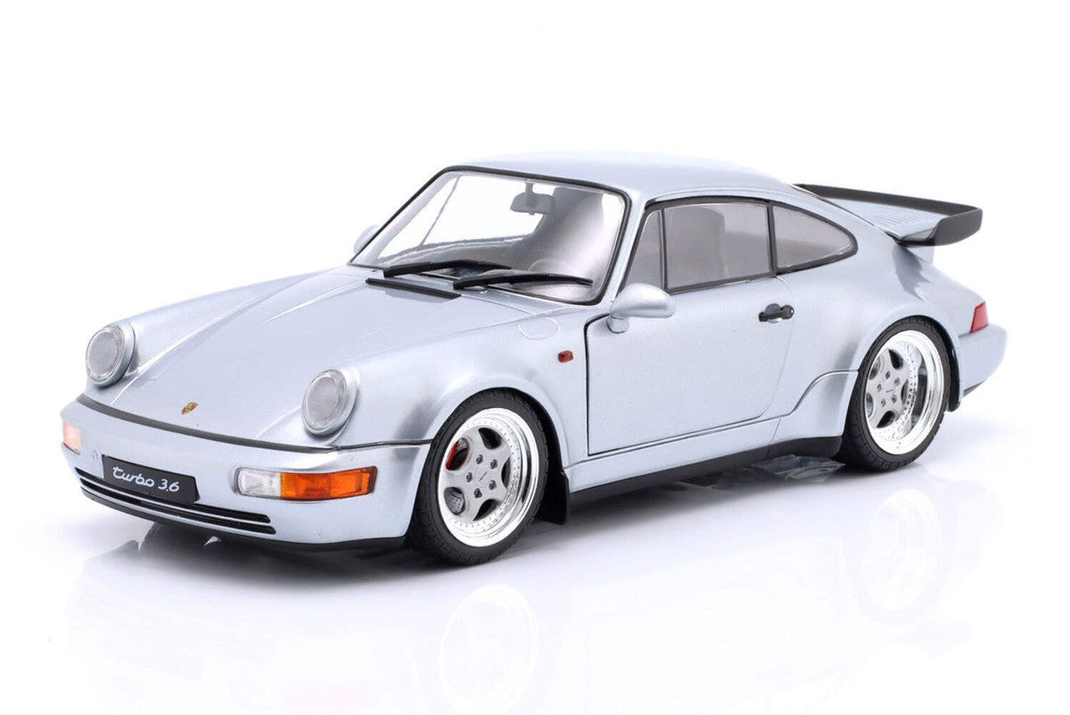 Porsche 911 3.8 RS polar silver 1990 - 1/18 Solido