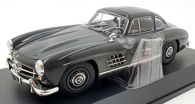 Mercedes-Benz 300 SL Gullwing W198 year 1955 dark grey 1/414pcs - 1/18 Minichamps