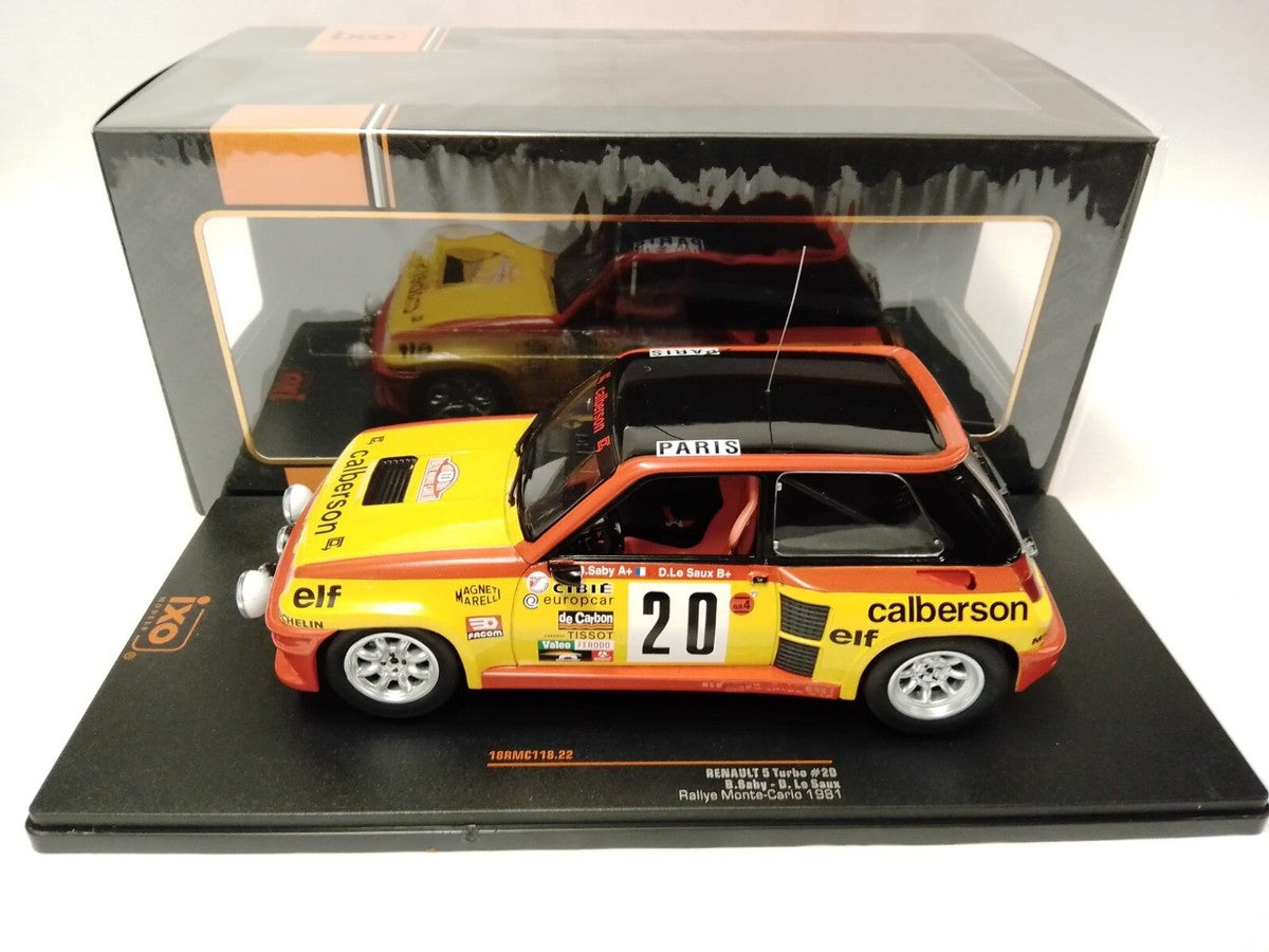Renault 5 Turbo #20 Rallye Monte-Carlo 1981 - 1/18 Ixo Models