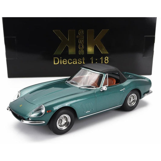 Ferrari 275 GTB/4 Nart Spyder verde - 1/18 KK-Scale