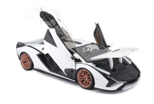 Lamborghini Sian alb/negru - 1/18 Bburago