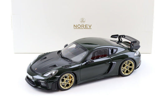 Porsche Cayman GT4 RS 2023 weissach pach brewstergreen - 1/18 Norev