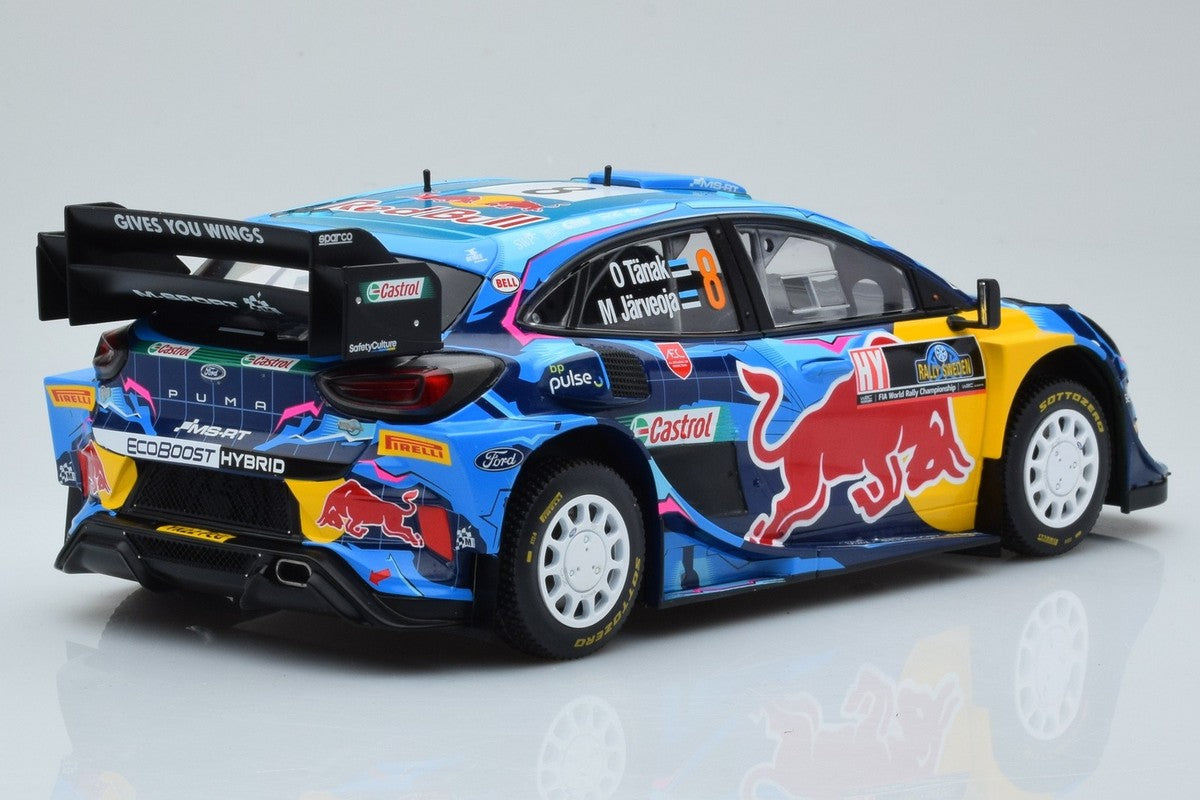 Ford Puma Rally1 #8 Winner Rally Sweden 2023 - 1/18 Ixo Models