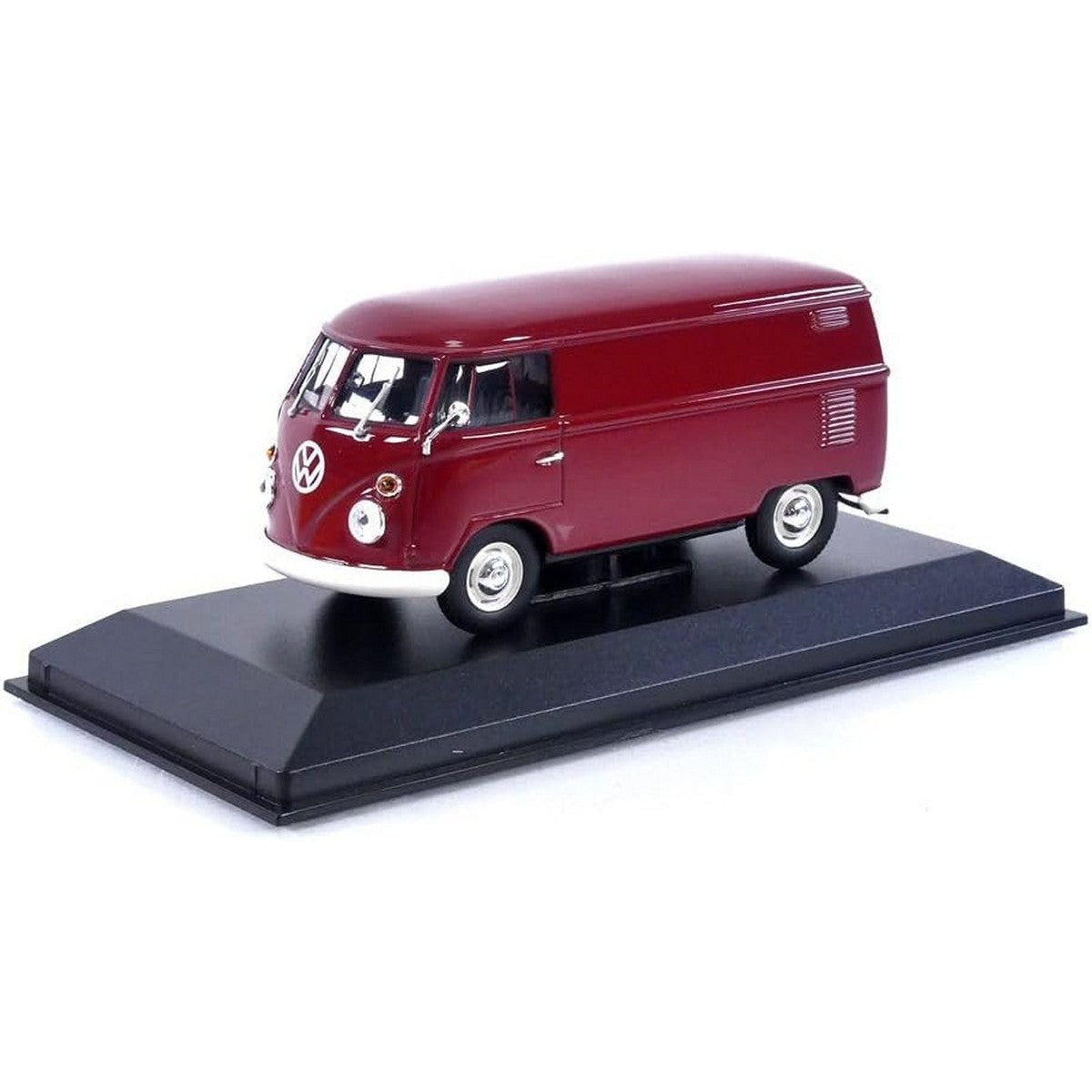 Volkswagen T1 delivery van  1963 rosu cu vitrina plexiglass - 1/43 Maxichamps