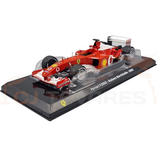 Formula 1 Ferrari F2002 - Rubens Barrichello 2002 #2 cu vitrina plexiglass - 1/24 Altaya