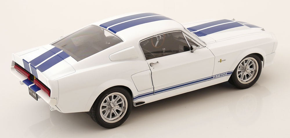 Ford Mustang Shelby GT500 Eleanor 1967 alb/dungi albastre - 1/12 KK-Scale