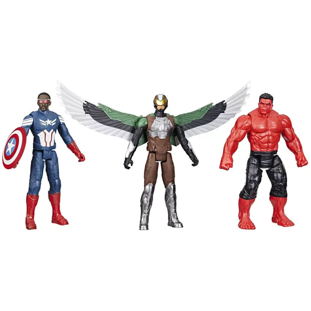 Set 3 figurine Marvel Studios Captain America Brave New World 29cm