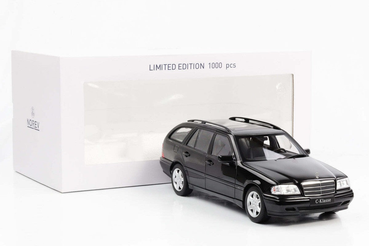 Mercedes-Benz C-Class T-Model 1997 negru 1/1000pcs - 1/18 Norev