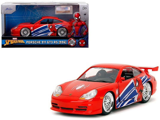 Porsche 911 GT3 RS 996 Spiderman - 1/32 Jada
