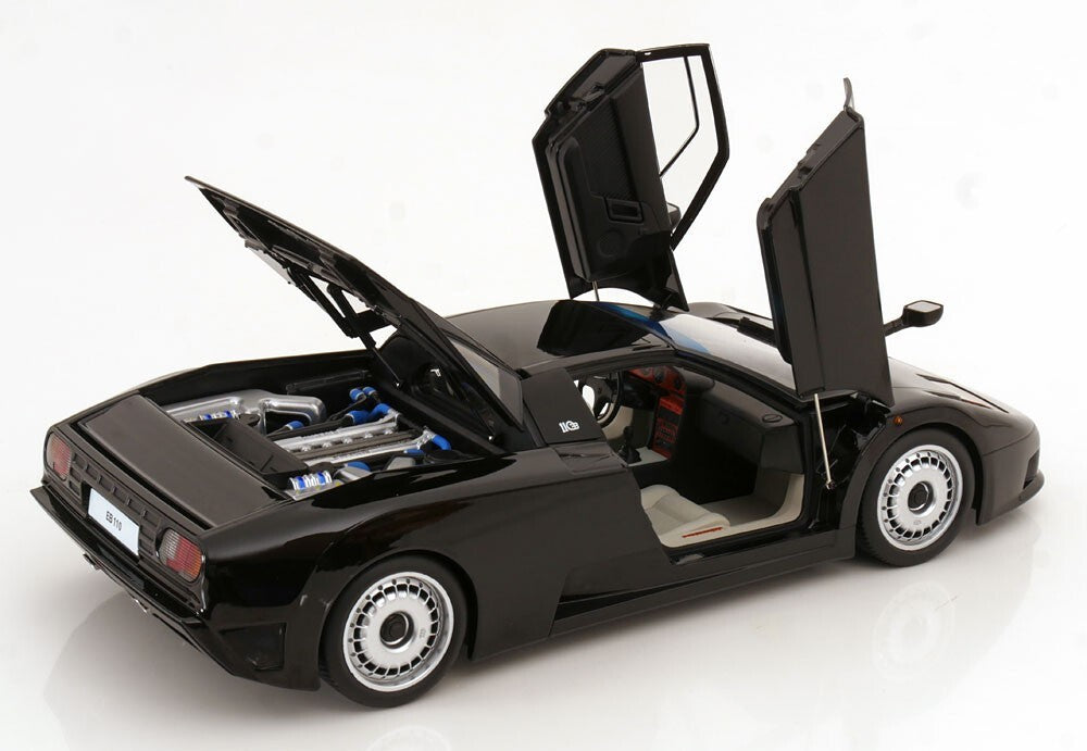 Bugatti EB110 1991 negru - 1/12 KK-Scale