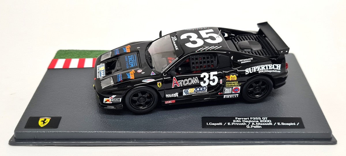 Ferrari F355 GT 24h Daytona 2000 #35 cu vitrina  - 1/43 Altaya