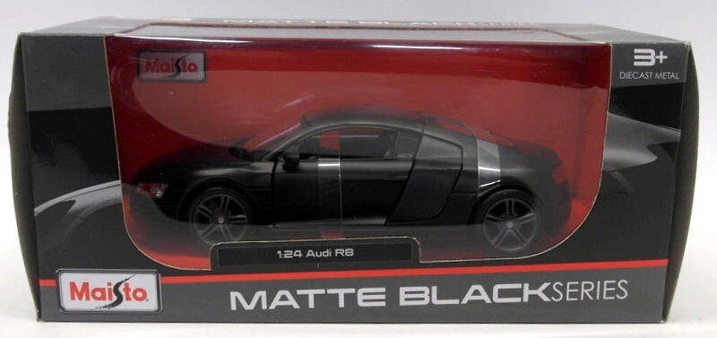 Audi R8 negru mat - 1/24 Maisto