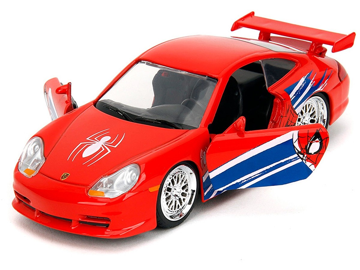 Porsche 911 GT3 RS 996 Spiderman - 1/32 Jada