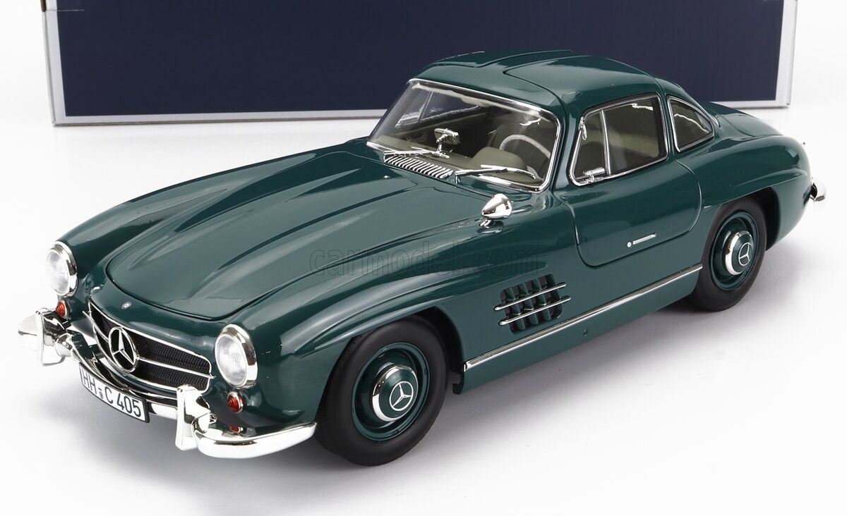 Mercedes-Benz 300 SL 1954 verde - 1/18 Norev