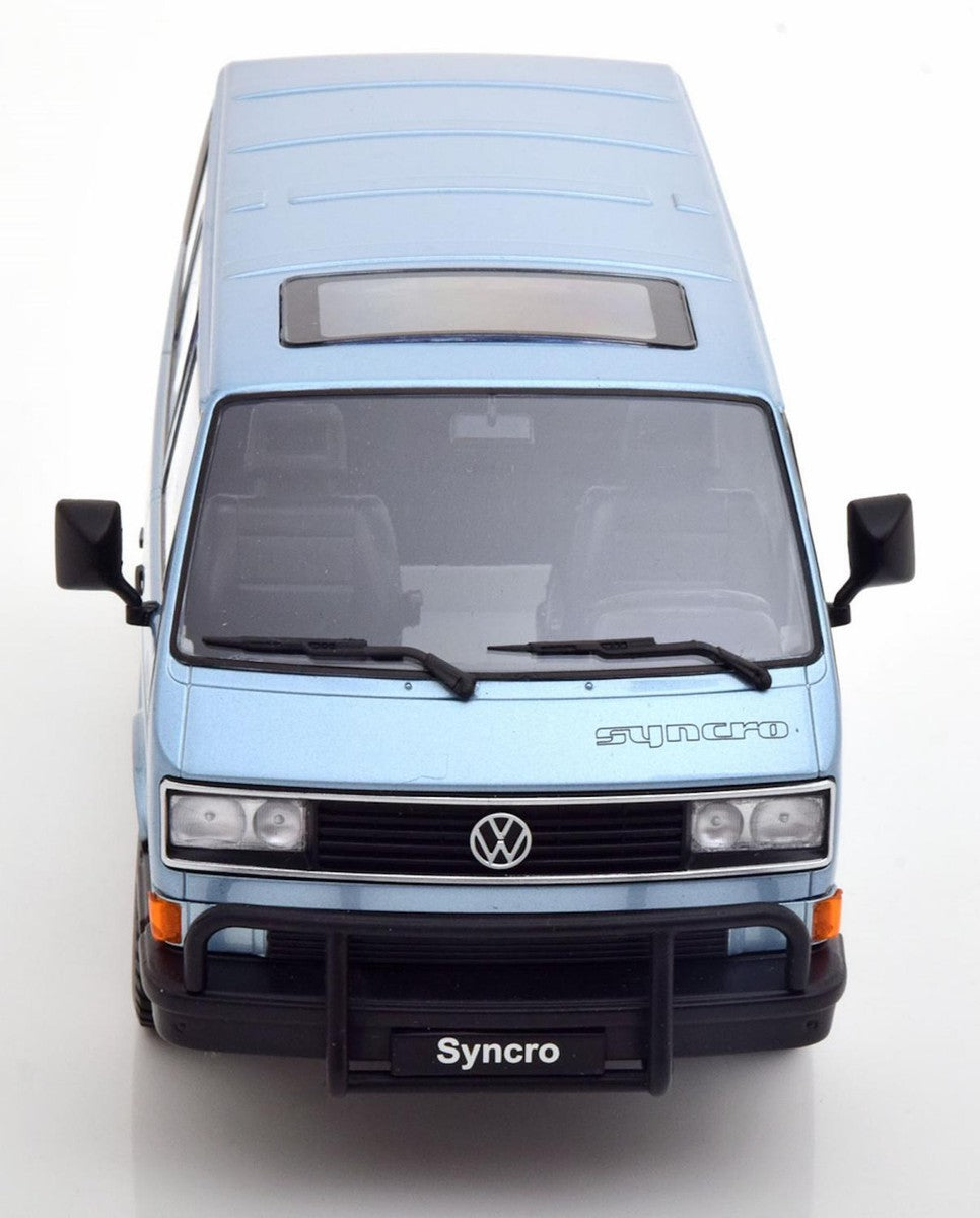 VW Bus T3 Syncro 1987 bleu - 1/18 KK-Scale