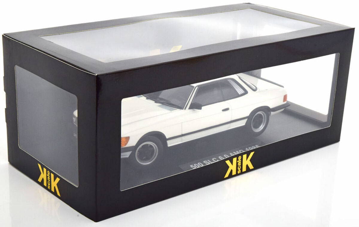 Mercedes 500 SLC 6.0 AMG 1985 alb - 1/18 KK-Scale