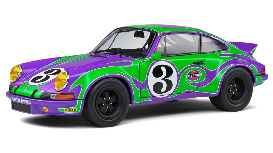 Porsche 911 RSR purple hippy tribute 1973 - 1/18 Solido