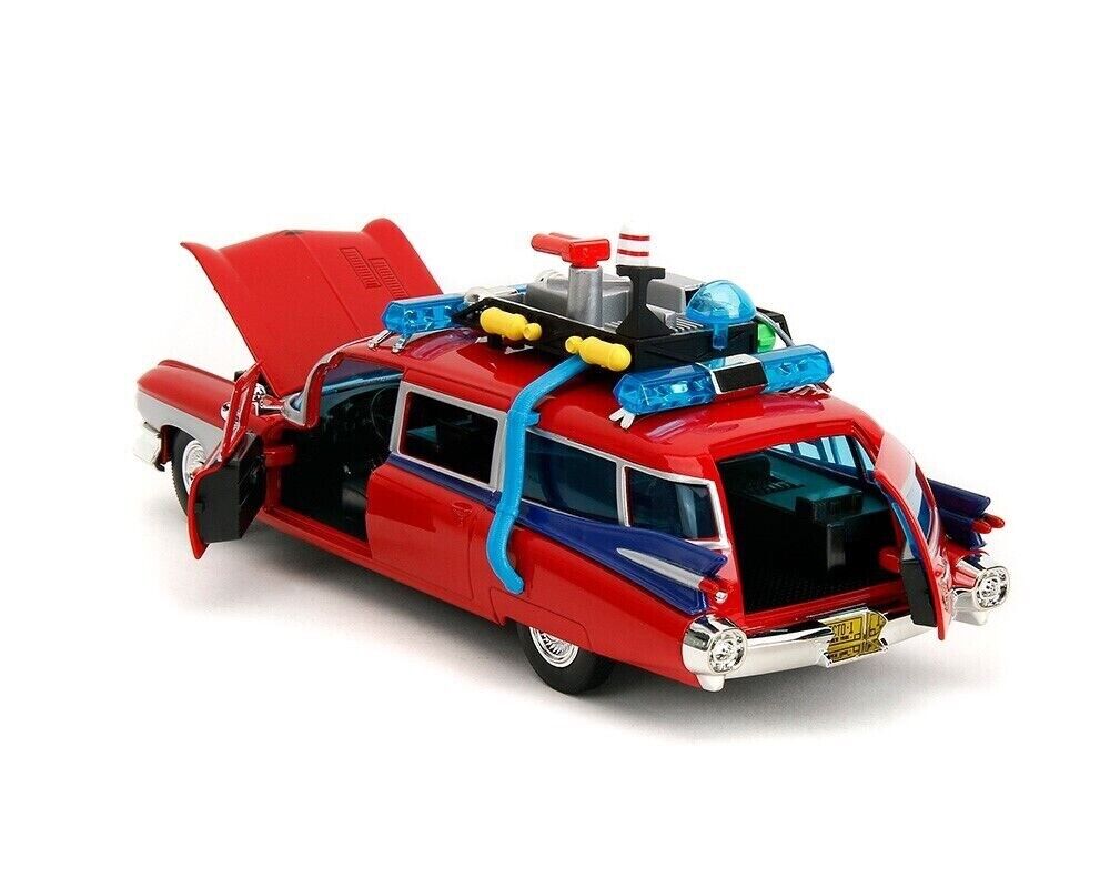Cadillac Ambullance Ecto-1 1959 rosu "Ghostbusters-Transformers" - 1/24 Jada