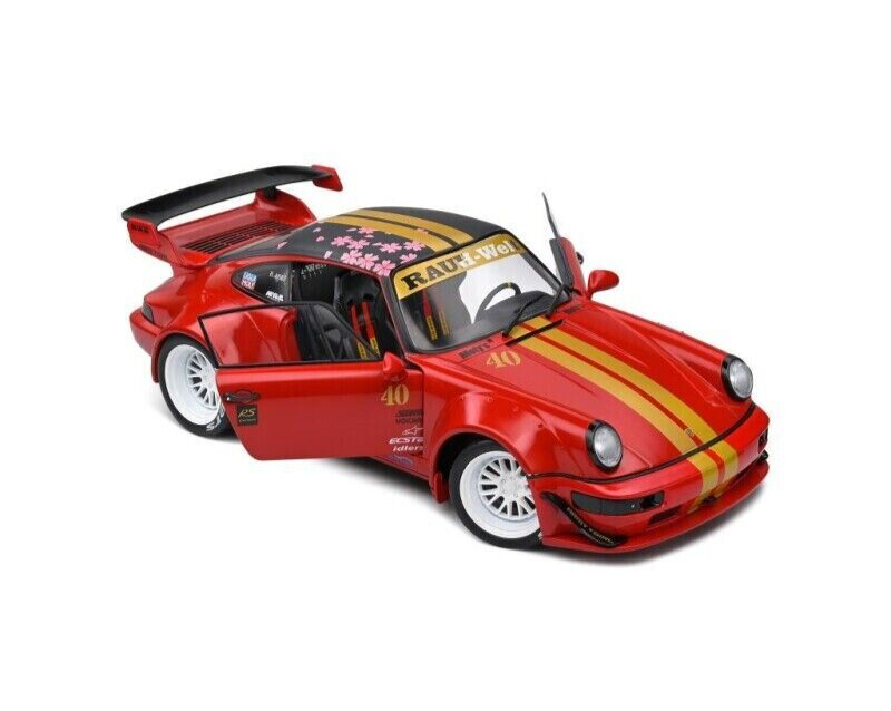 Porsche RWB 911/964 red Sakura 2021 - 1/18 Solido