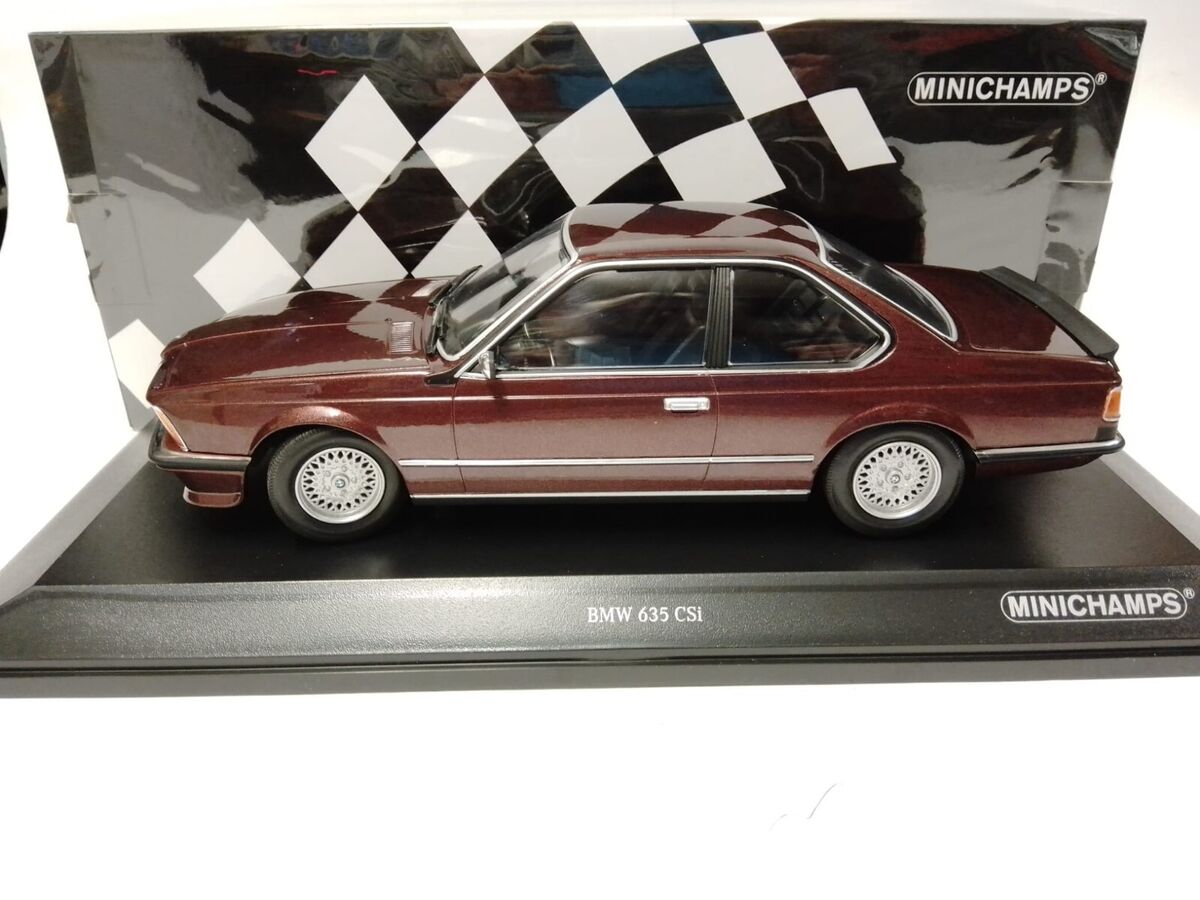 BMW 635 CSi 1982 rosu inchis metalic - 1/18 Minichamps