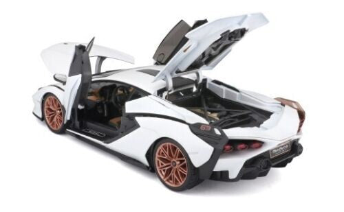 Lamborghini Sian alb/negru - 1/18 Bburago