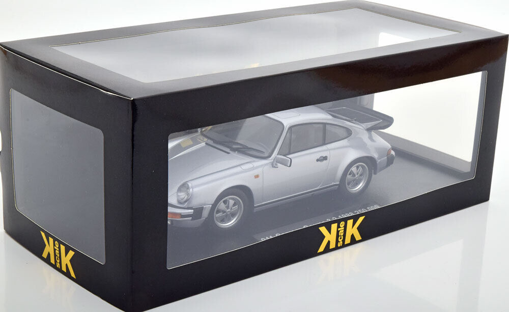 Porsche 911 Carrera Coupe 3.2 1988 250.000 gri - 1/18 KK-Scale