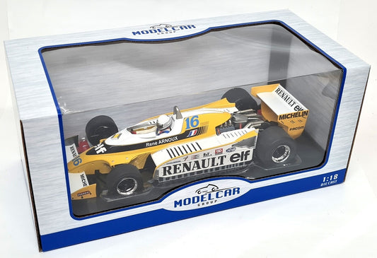 Formula 1 Renault RS10 #16 Great Britain GP 1979 Rene Arnoux - 1/18 Model Car Group