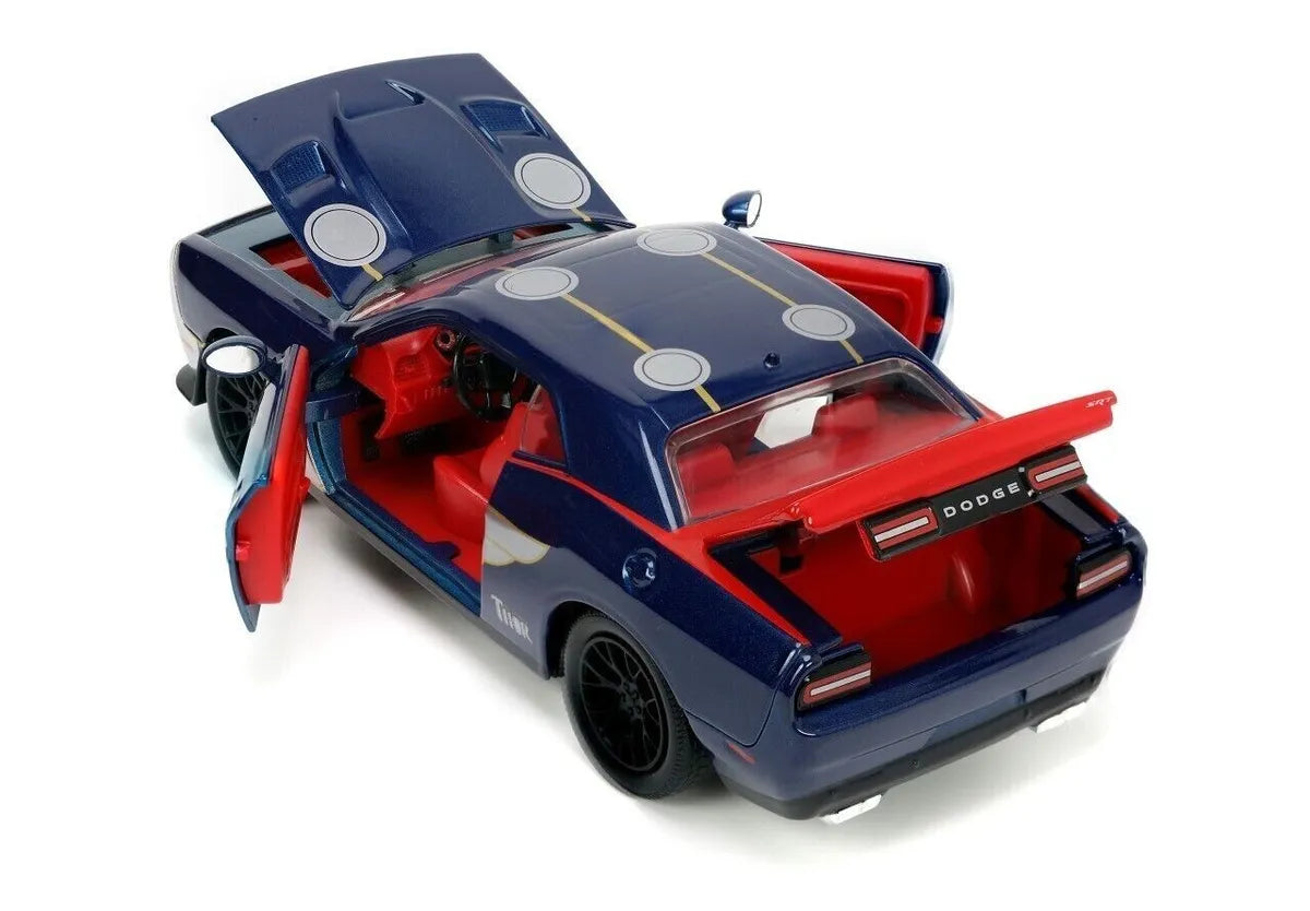 Dodge Challenger 2015 Hellcat cu figurina Thor - 1/24 Jada