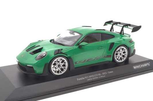 Porsche 911 GT3 RS 2023 verde 1/300 pcs  - 1/18 Minichamps