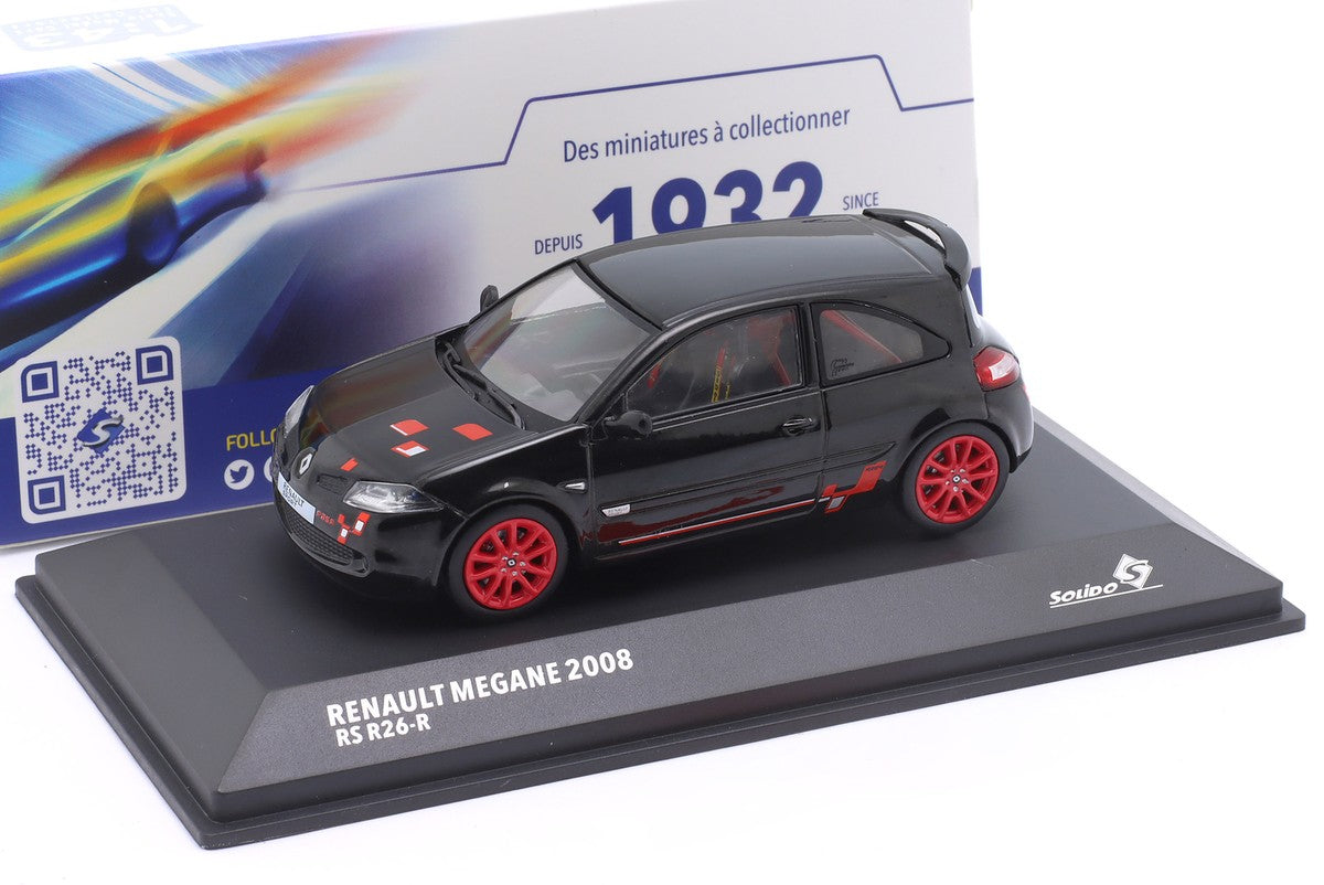 Renault Megane 2008 RS R26.R black - 1/43 Solido