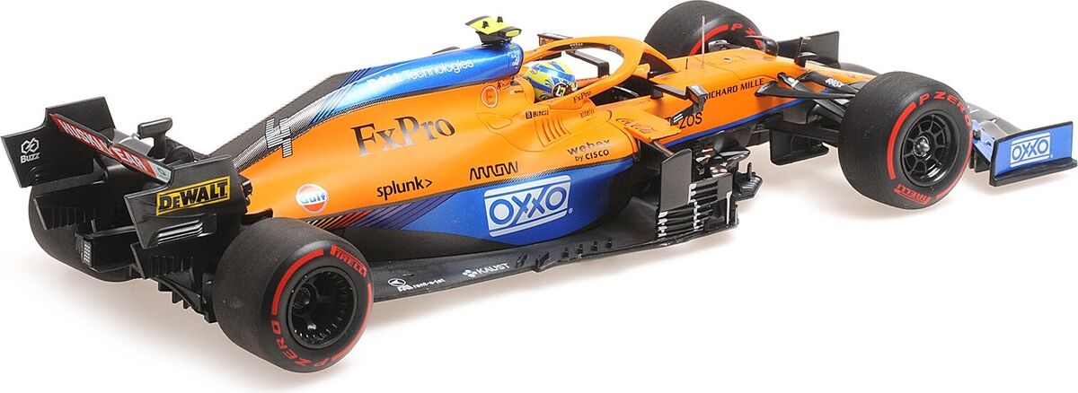 Formula 1 McLaren MCL35 Lando Norris #4 pole position russian GP 2021 - 1/18 Minichamps