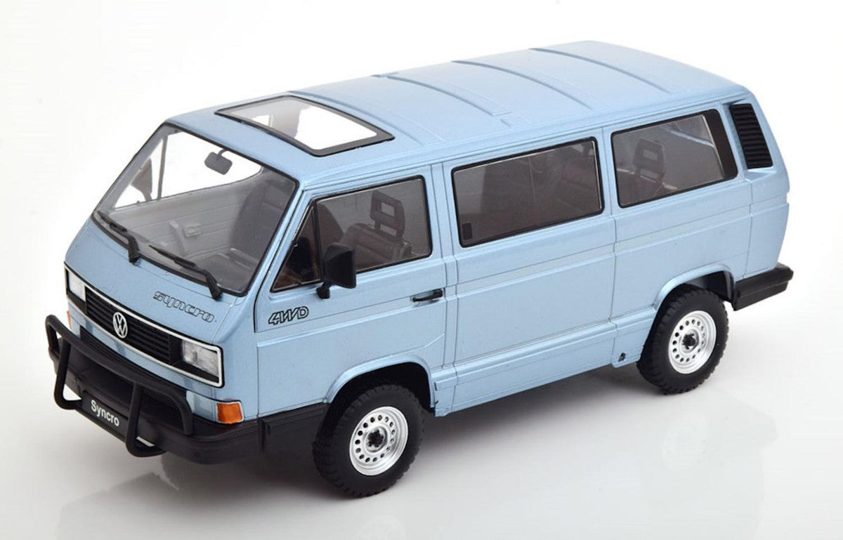 VW Bus T3 Syncro 1987 bleu - 1/18 KK-Scale