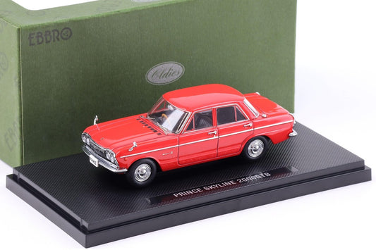 Nissan Prince Skyline 2000GTB 1965 cu vitrina plexiglass - 1/43 Ebbro