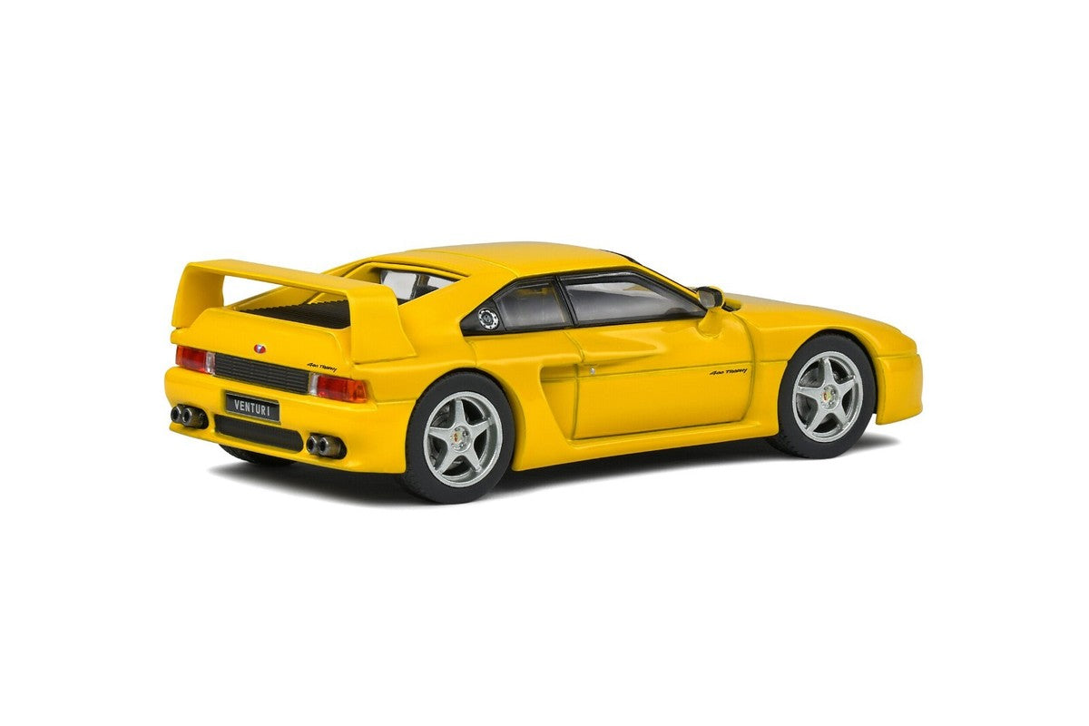 Venturi 400GT galben cu vitrina plexiglass - 1/43 Solido