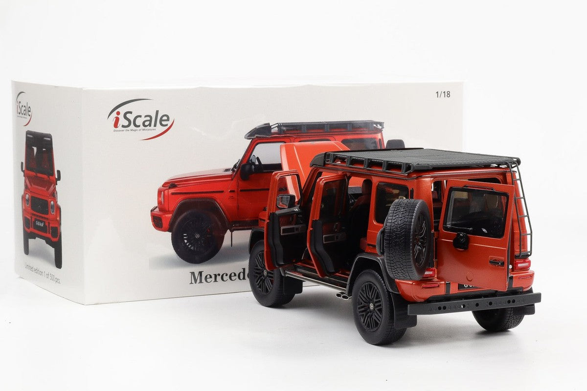 Mercedes-Benz AMG G63 W463 4x4 2022 copper orange magno - 1/18 IScale