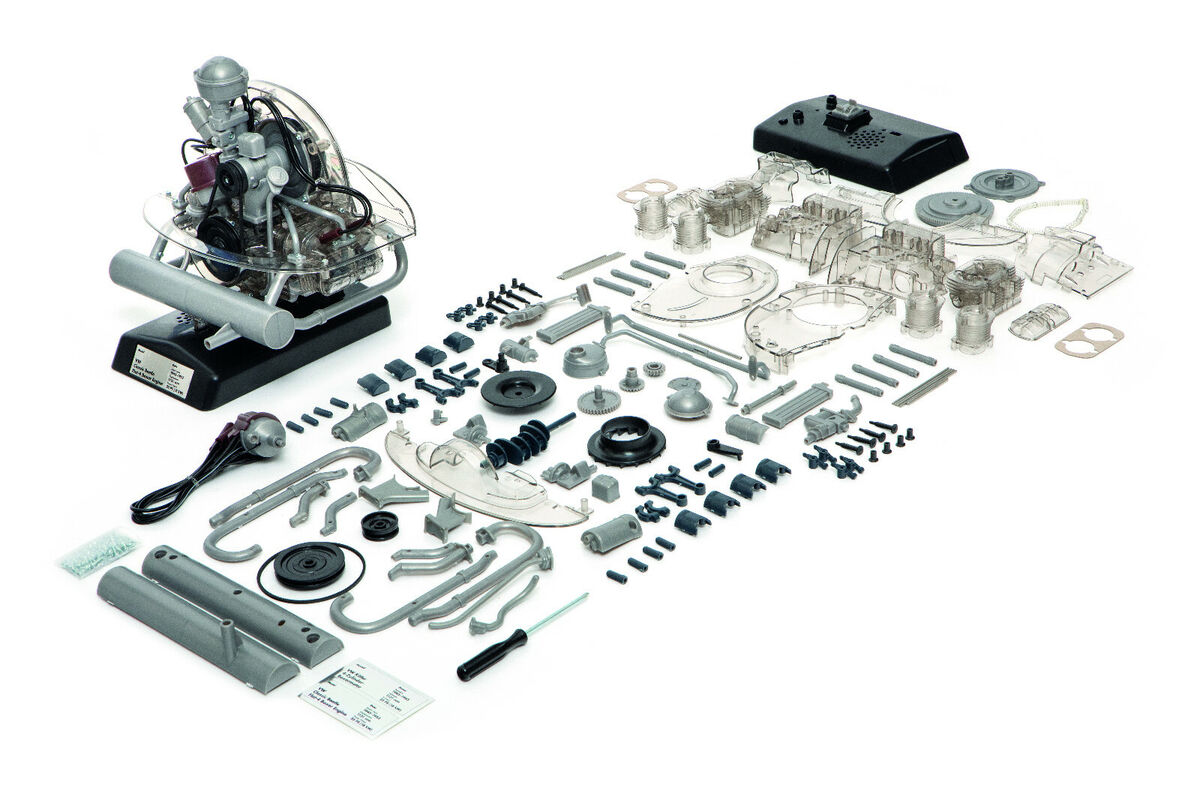 Motor de asamblat VW Beetle - 1/4 Franzis