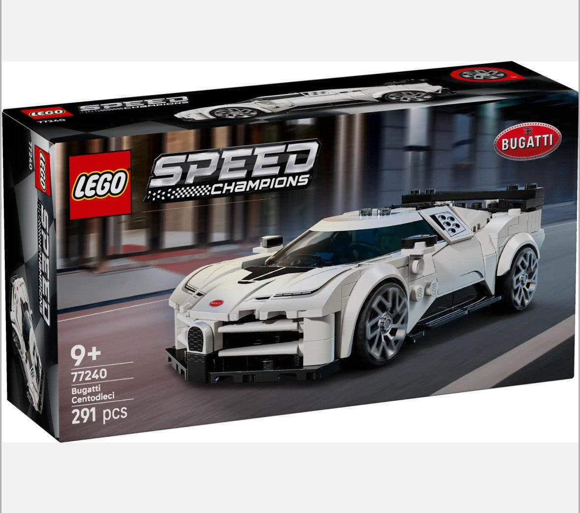 LEGO Speed Champions 77240 - Hipermasina sport Bugatti Centodieci (291 piese)