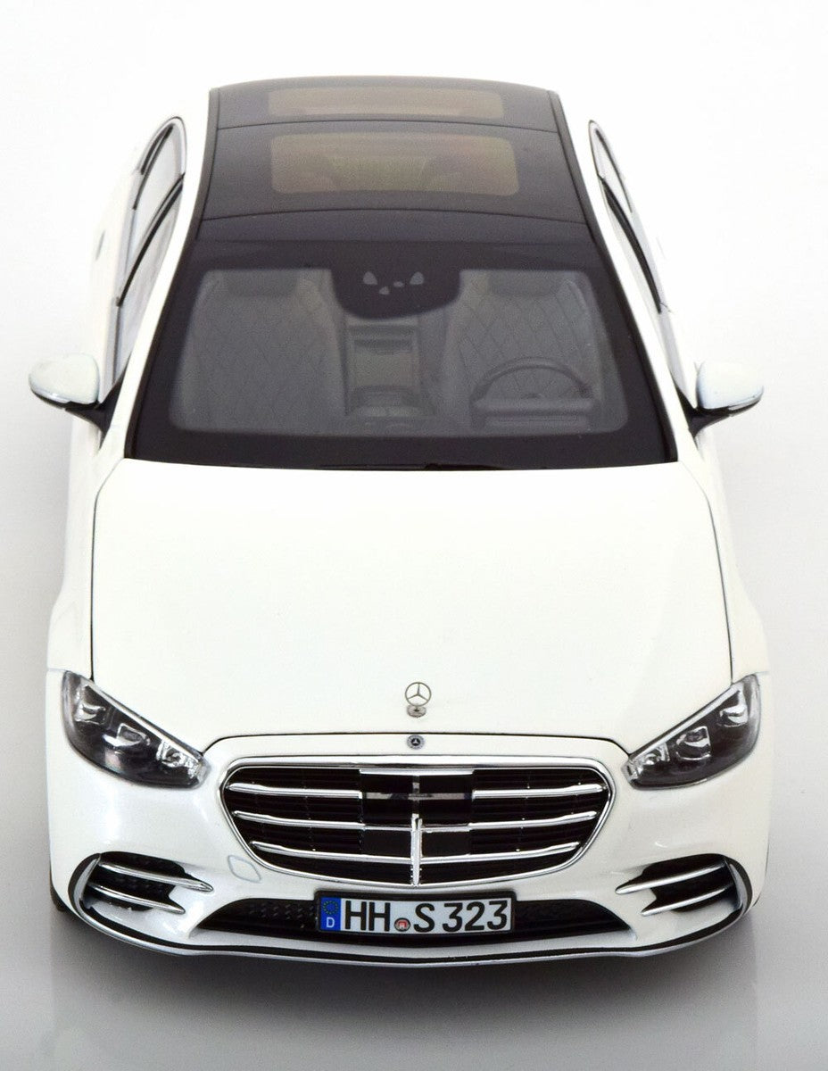 Mercedes-Benz S-Class AMG-Line 2021 alb metalic 1/500pcs - 1/18 Norev