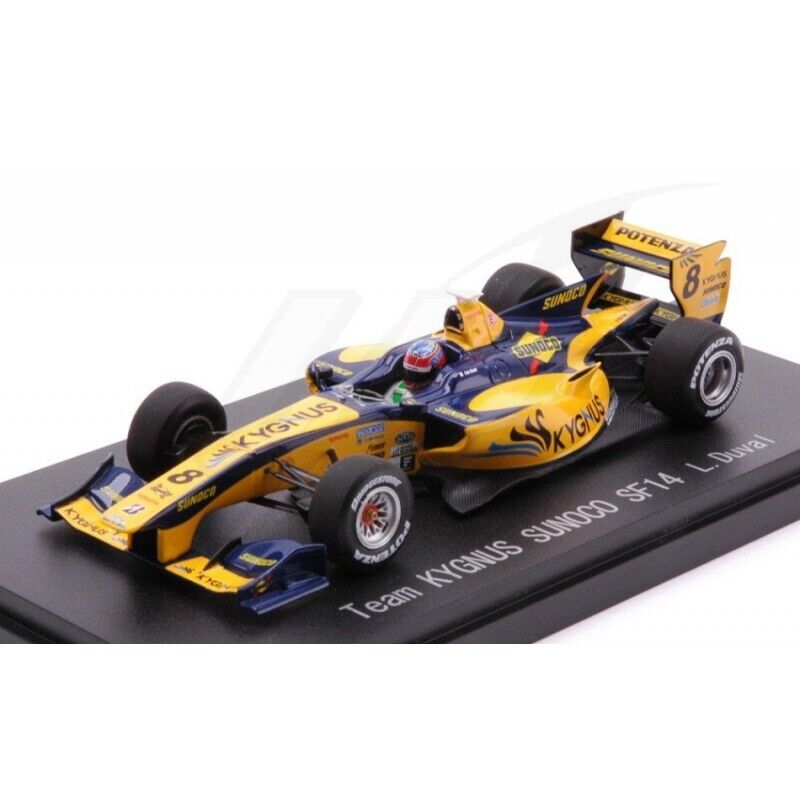 Formula 1 Team Kygnus Sunoco SF14 L.Duva I cu vitrina plexiglass - 1/43 Ebbro