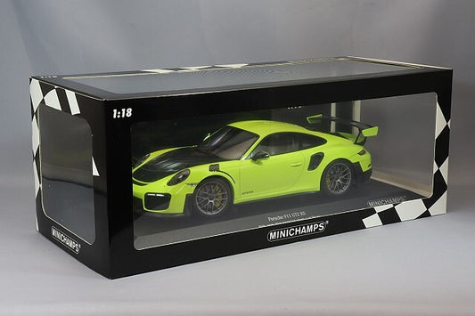 Porsche 911 GT2 RS 2018 light green 1/504 pcs - 1/18 Minichamps