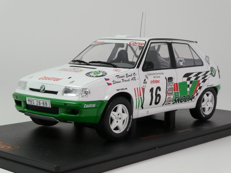 Skoda Felicia Kit Car #16 Tour de Corse 1995 - 1/18 Ixo Models