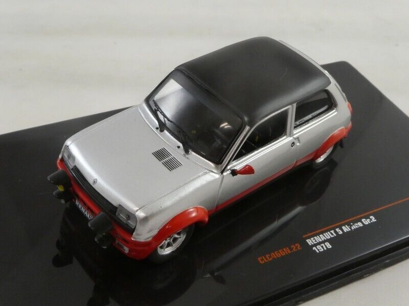 Renault 5 Alpine Gr.2 1978 cu vitrina plexiglass - 1/43 IxoModels