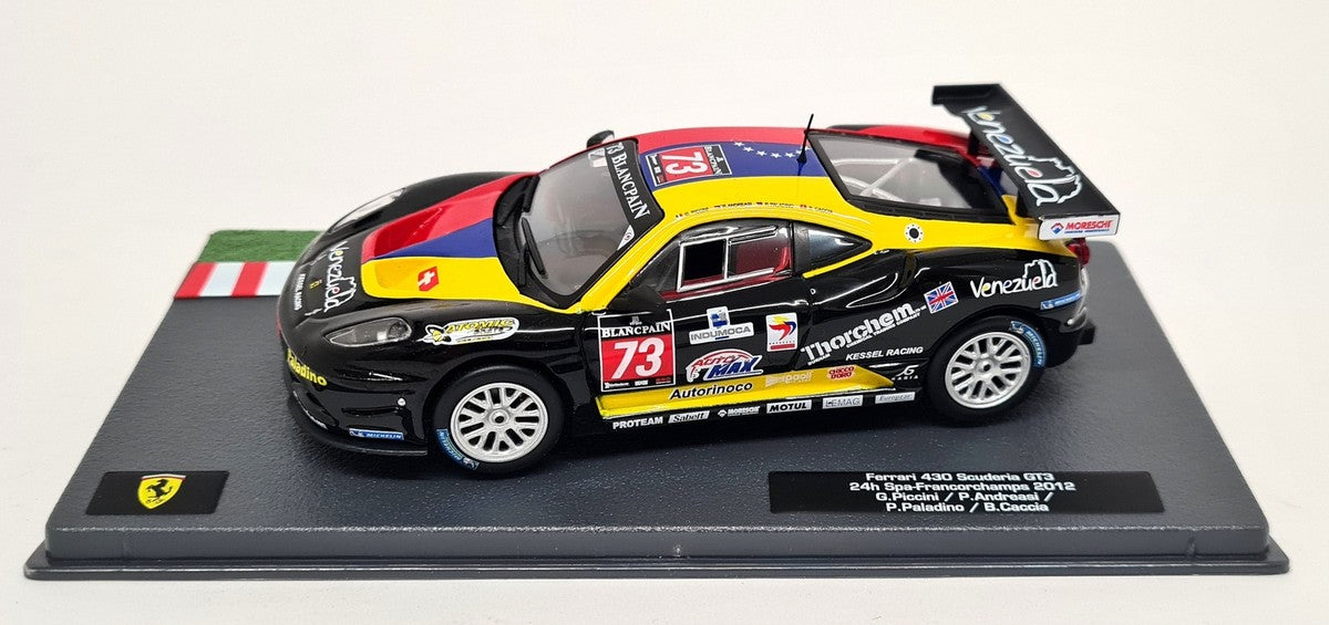 Ferrari 430 Scuderia GT3 24h Spa-Francorchamps 2012 #73 cu vitrina - 1/43 Altaya