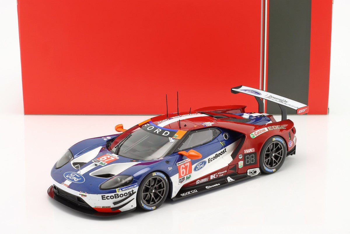 Ford GT #67 Class Winner 24h Daytona 2018 Briscoe, Dixon, Westbrook - 1/18 Ixo Models
