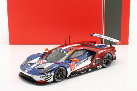 Ford GT #67 Class Winner 24h Daytona 2018 Briscoe, Dixon, Westbrook - 1/18 Ixo Models
